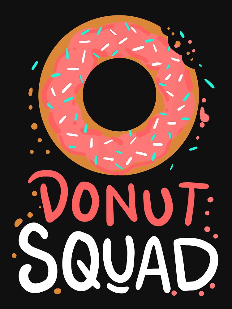 Funny Doughnut Day Donut Squad T-Shirt by JudyMann8258