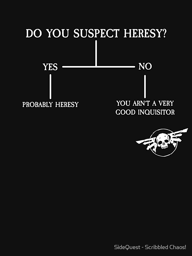Heresy? by SideQuest - Scribbled Chaos!