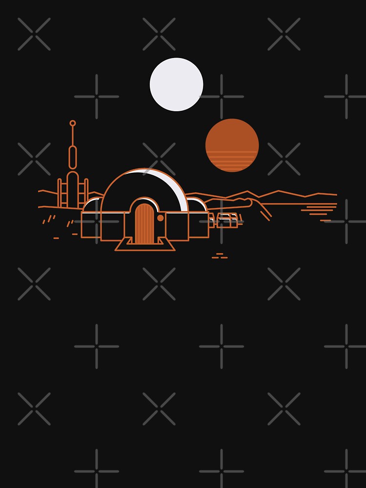 Tatooine vintage travel by chillstudio