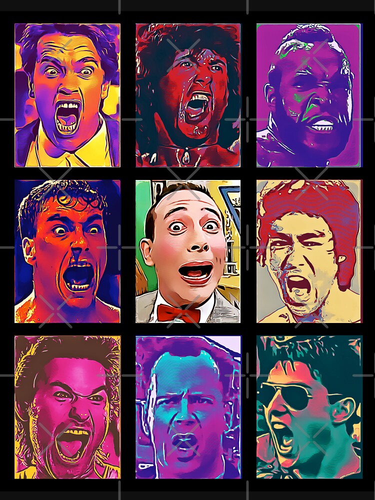 Action Peewee Pop Art by CreativeSpero