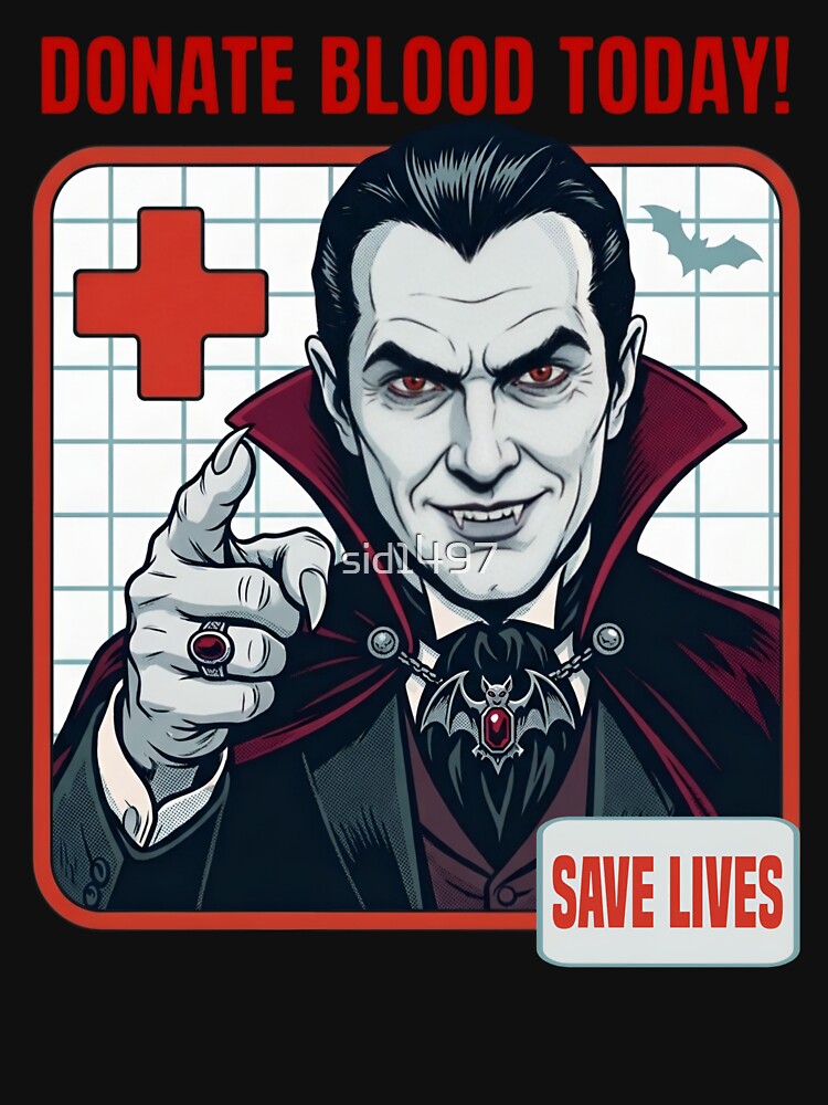 Vampire Blood Donation – Dark Humor by SidTastic