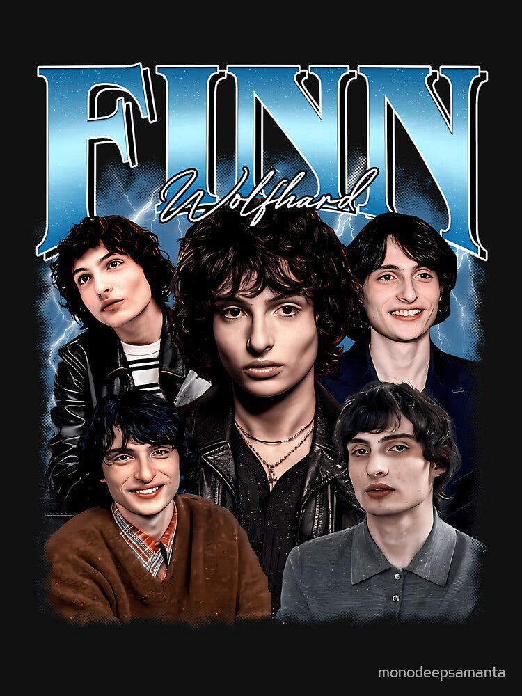 Finn Wolfhard Vintage 90S Bootleg by monodeepsamanta