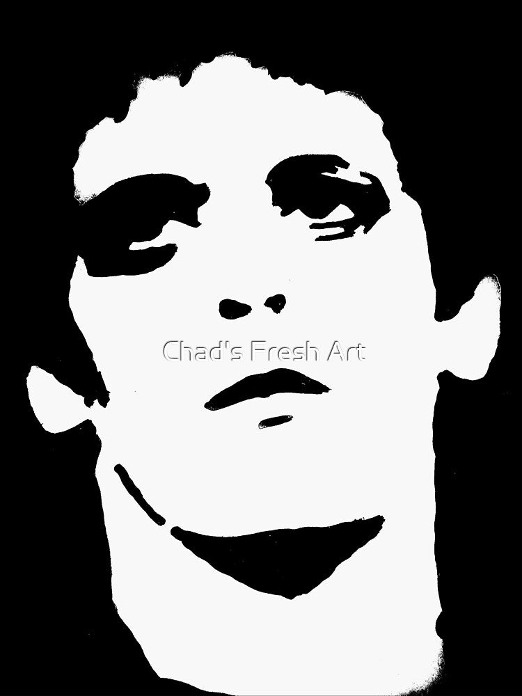 Lou Reed by Chad's Fresh Art