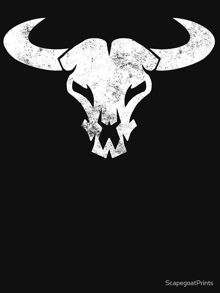 Buffalo Skull Grunge by ScapegoatPrints