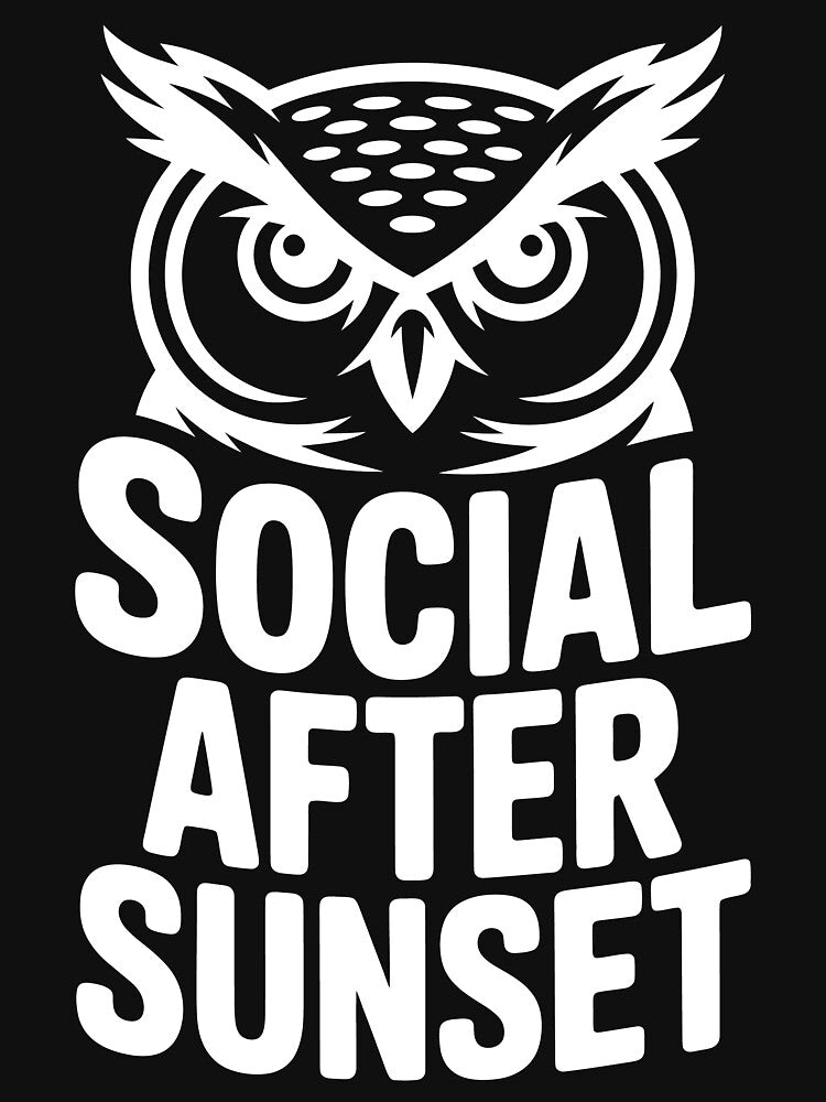 Social After Sunset Night Owl Ambivert Mood Quote by NaturEdeN