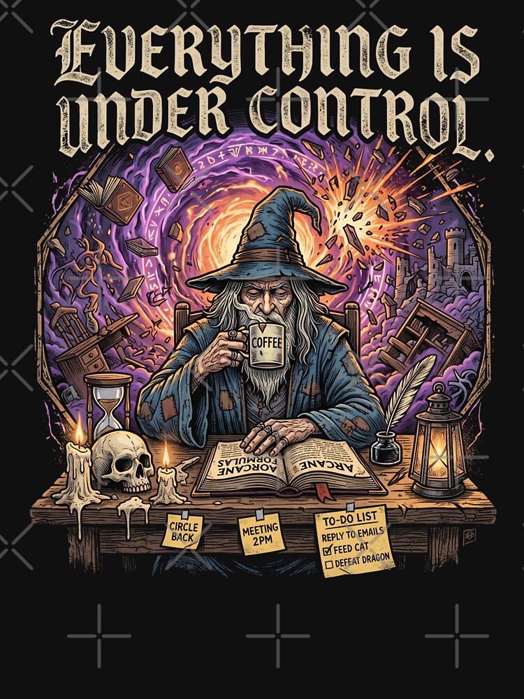 Everything is under control | Wizard | Fantasy | Work Humor by SoundStyleShop