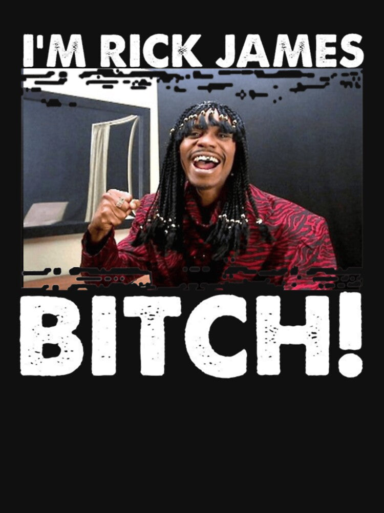 Dave Chappelle Rick James Comedy Quote Retro Design by stinemais4540