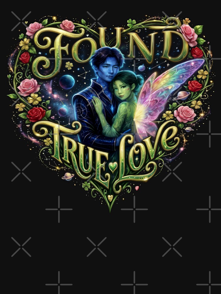 Found True Love: Cosmic Fairy Fantasy Romance Art by Be Free Effect