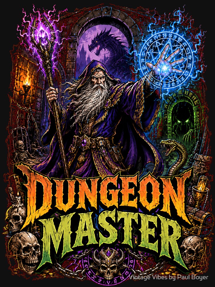 Dungeon Master by Vintage Vibes by Paul Boyer