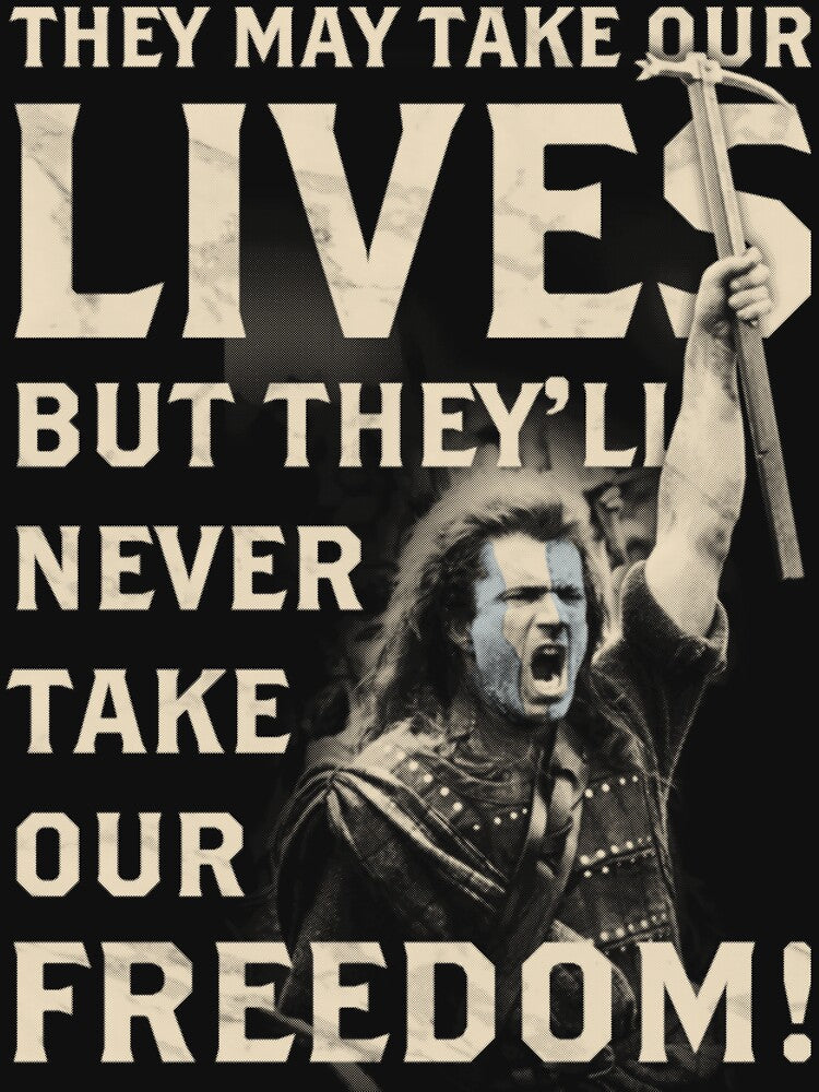 They May Take Our Lives, But They'll Never Take Our Freedom! by Aleksandar Kostjuk