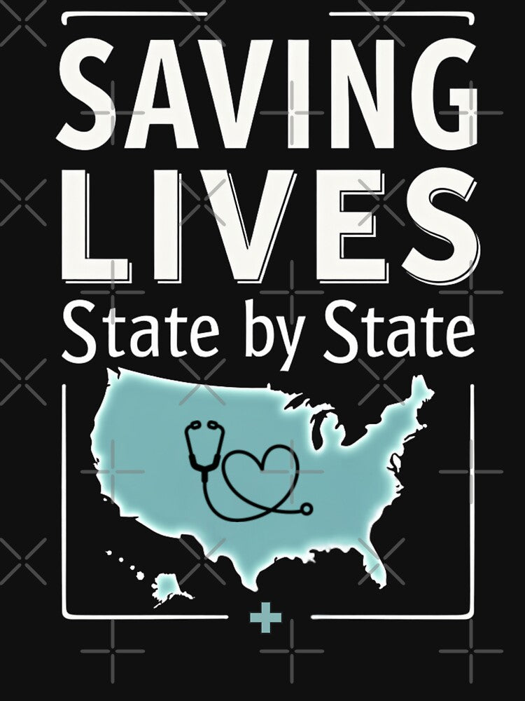 Saving Lives State By State by PerkzPrints