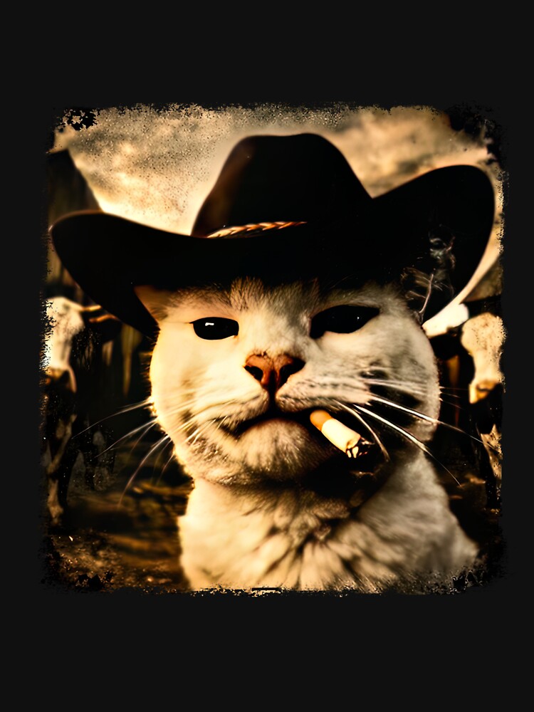 Funny Cowboy Cat by Denisemichels