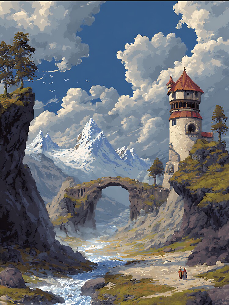 Magical Pixel Art Fantasy by bapupa