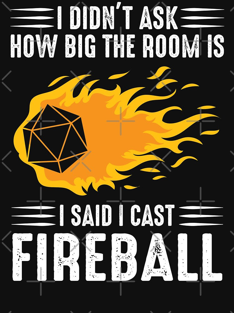 I cast Fireball Wizard Sorcerer DM Gift TTRPG by Clinton Thomas