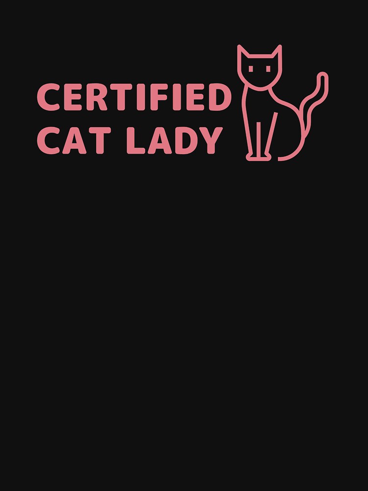 Certified Cat Lady Womens by harrismmxv