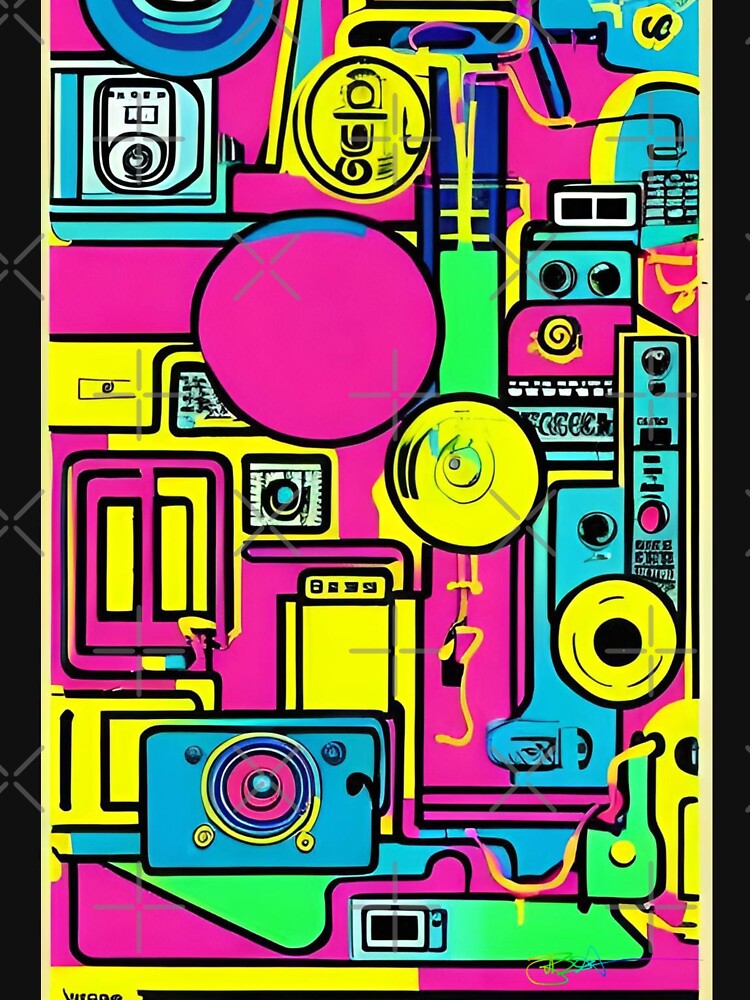 80’s Pop Art Vibes 14 by Benito Del Ray
