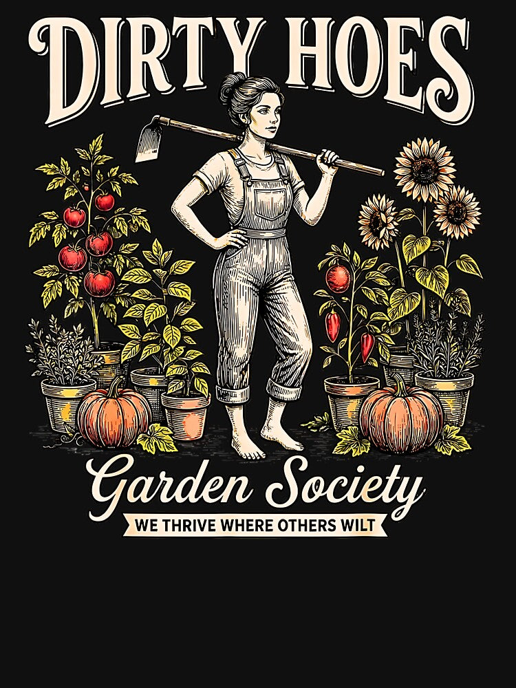 Dirty Hoes Garden Society We Thrive Where Others Wilt by Shobekshop