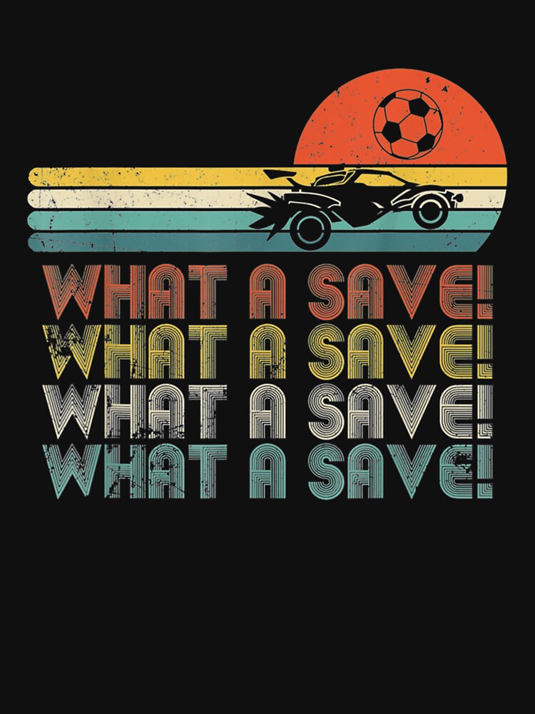 What a save Vintage Retro Rocket Soccer Car League by Rosalinde Zander