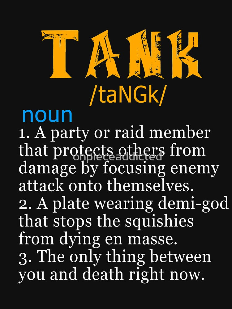 Funny Tank Shirt WoW T-Shirt Gaming by onpieceaddicted