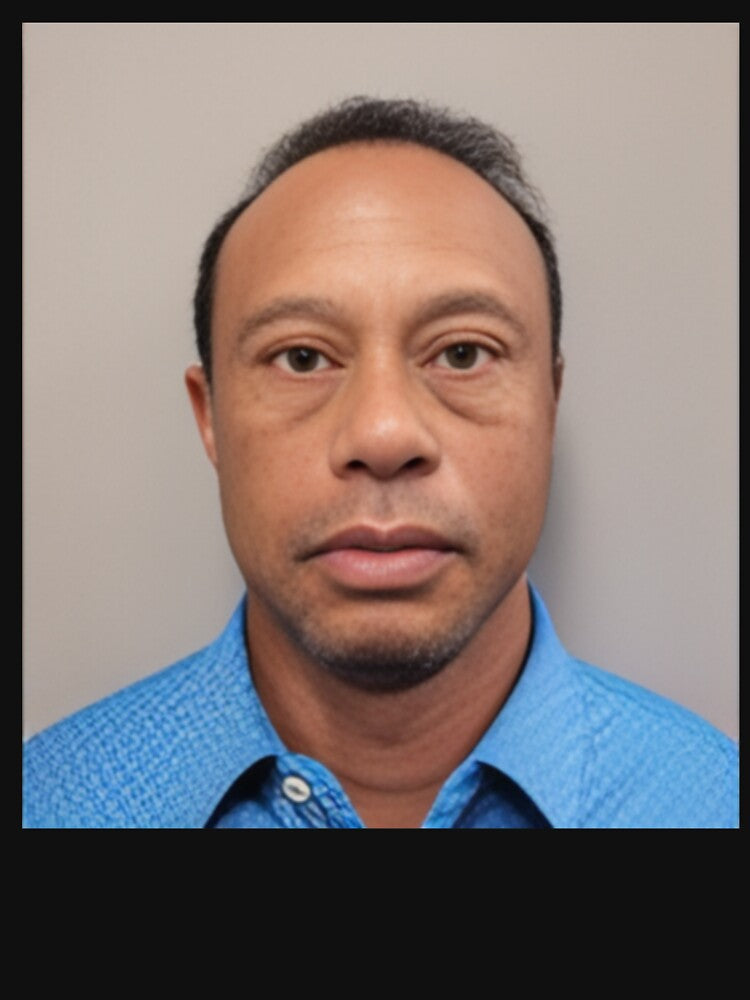 Tiger Woods Mugshot 2026 by Moutamid22art