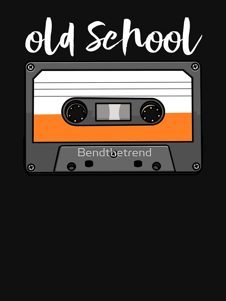 Old School Playlist Cassette by Bendthetrend
