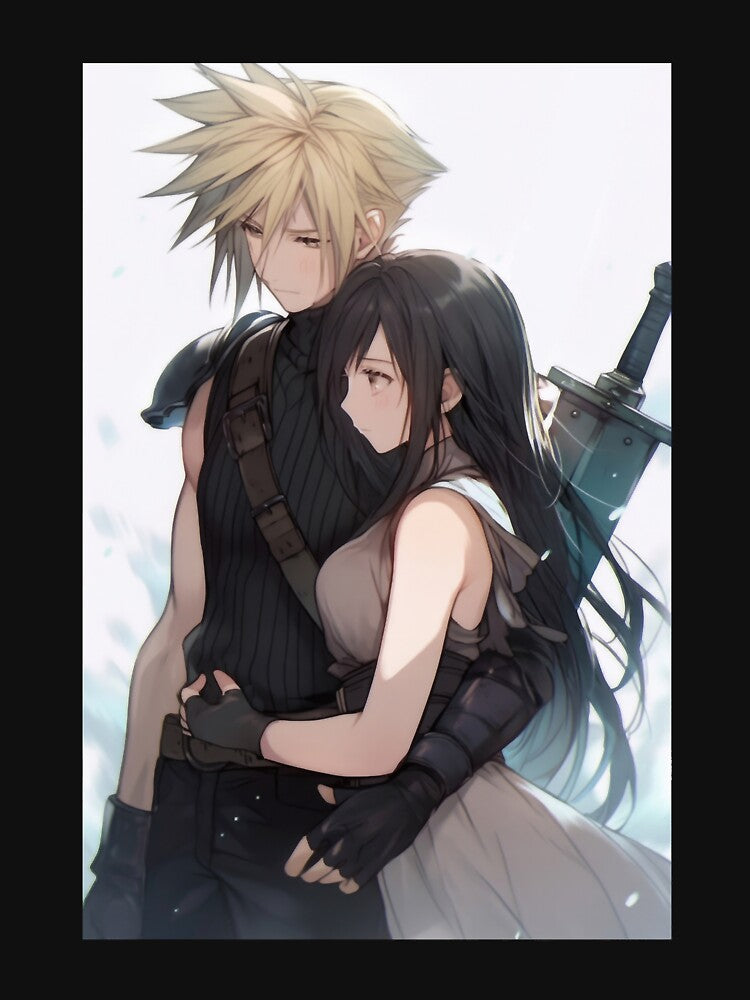 Cloud + Tifa - Final Fantasy VII by DanielsonLiza