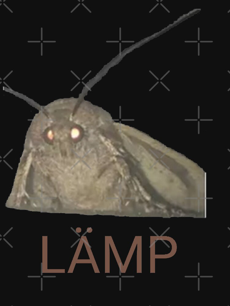 Moth lamp meme tee by Mier8