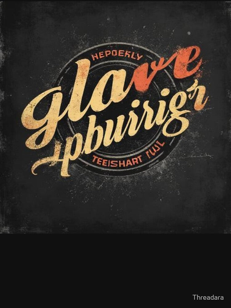 Old School Burger Graphic Tee by Threadara