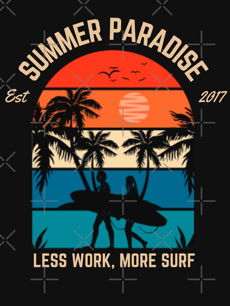 Less Work More Surf Summer Paradise by FrescoNat