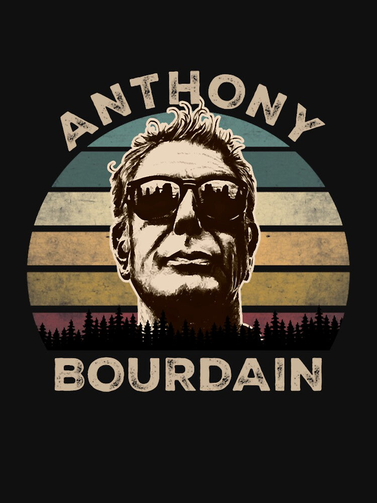Anthony Bourdain Retro Vintage Oversized(1) by EclectricDesign