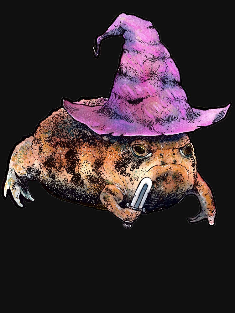 Wizard Frog with a Knife! by Art of John Ruple