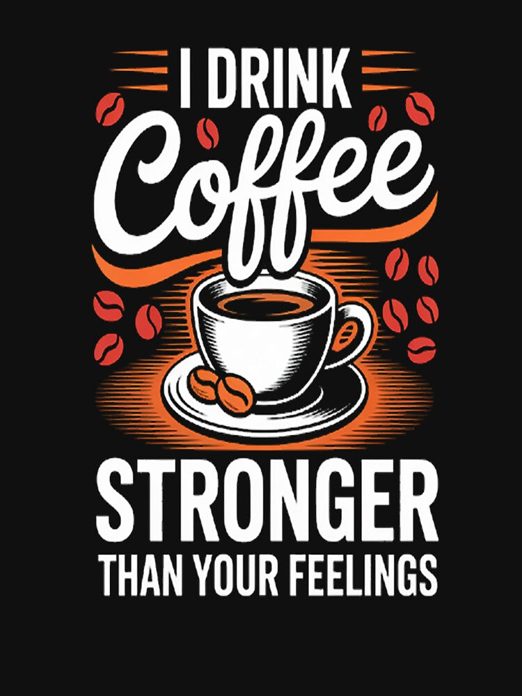 I Drink Coffee Stronger Than Your Feelings - Coffee Drinker by kakashinn