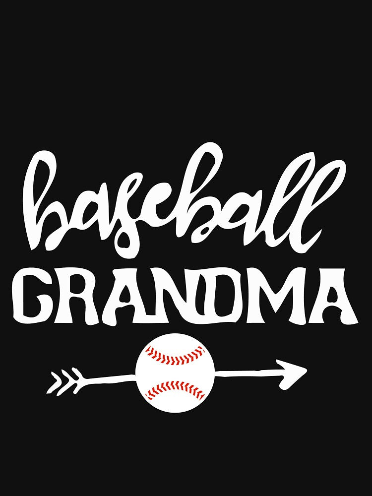 Baseball Grandma Shirt from Grandson Cute Arrow Heart Funny by MGHdesign