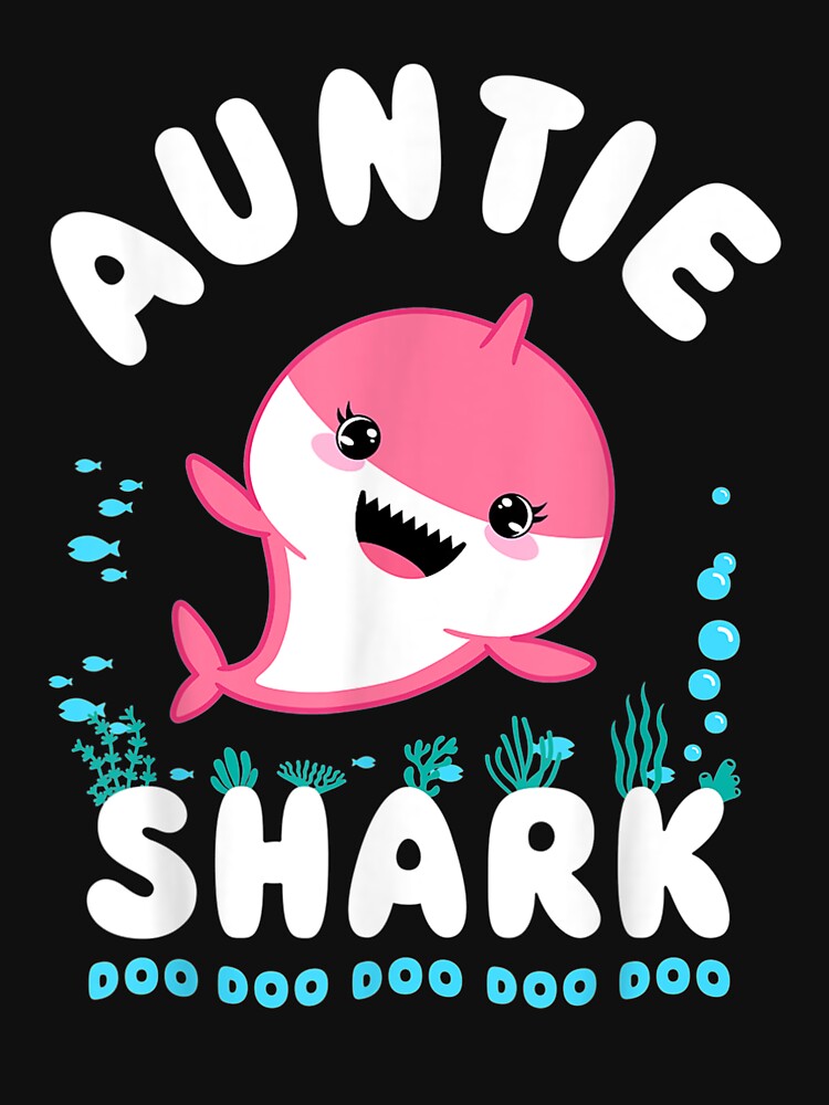 Auntie Shark Kawaii Gift by venitamara