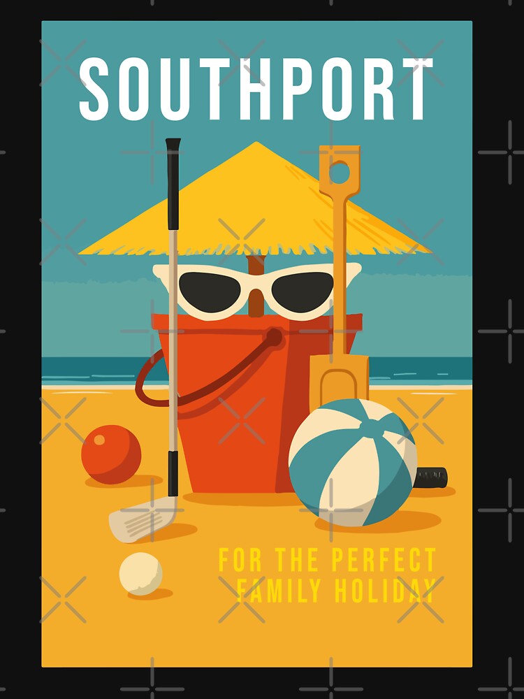 Southport Travel Souvenir Poster by rogue-design