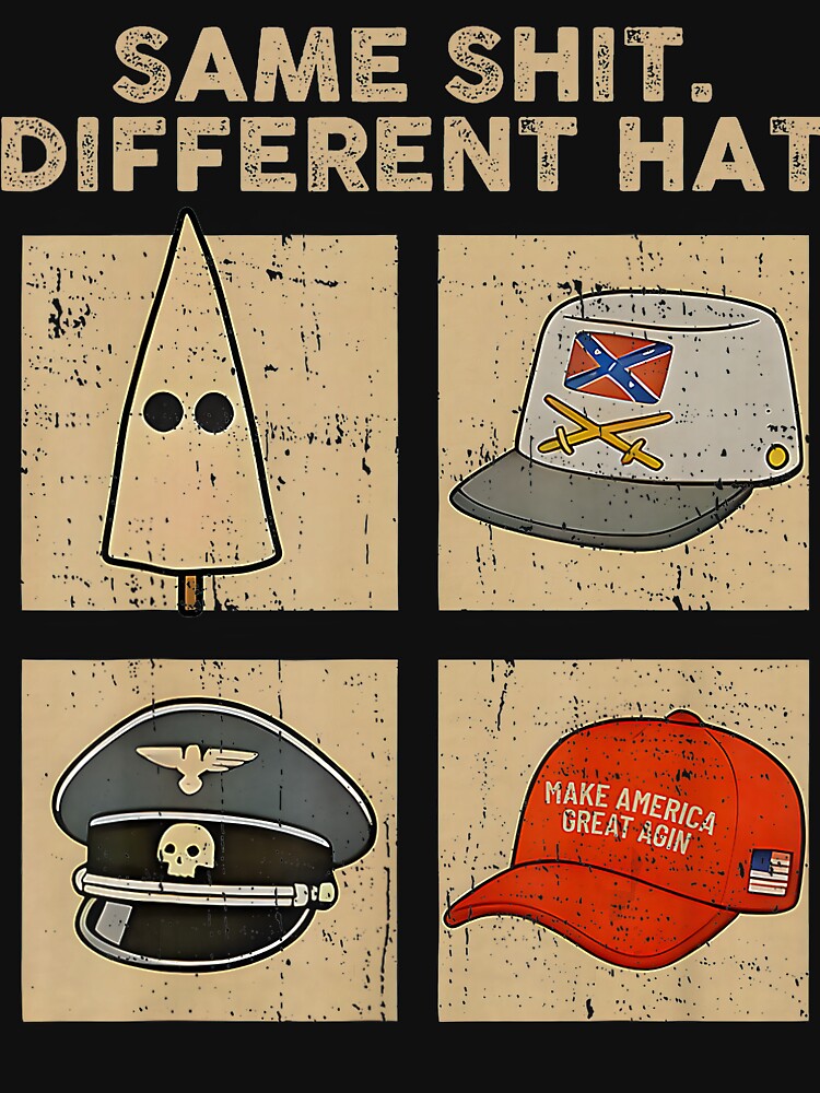 Same Shit Different Hat Retro Vintage Funny Jokes Men Women by Miwy