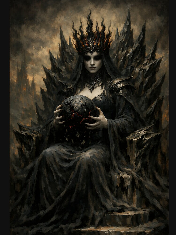 The Sun-Eater Empress - Dark Fantasy Woman by bapupa