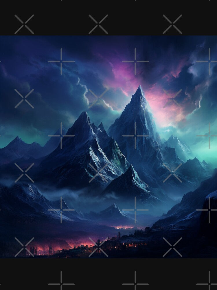 Fantasy Landscape - Eaglecrest Peaks by Fantasy Masterpiece