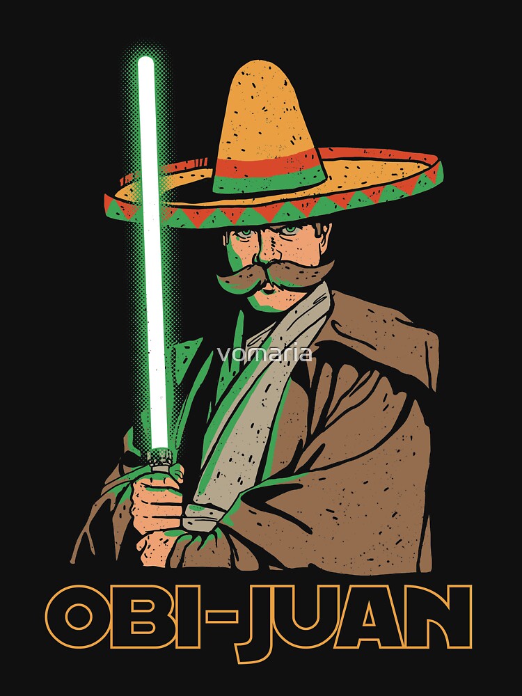 Obi Juan Funny Mexican Sombrero Cinco de Mayo by vomaria