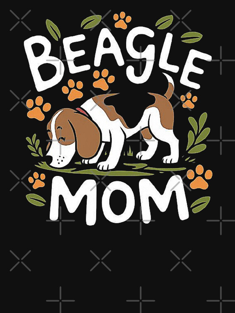 Beagle Mom - Cute Beagle Sniffing Art for Dog Lovers, Pet Moms, and Animal Lovers | Perfect Dog Family Gift for Beagle Dads, Sisters, Brothers by love3617
