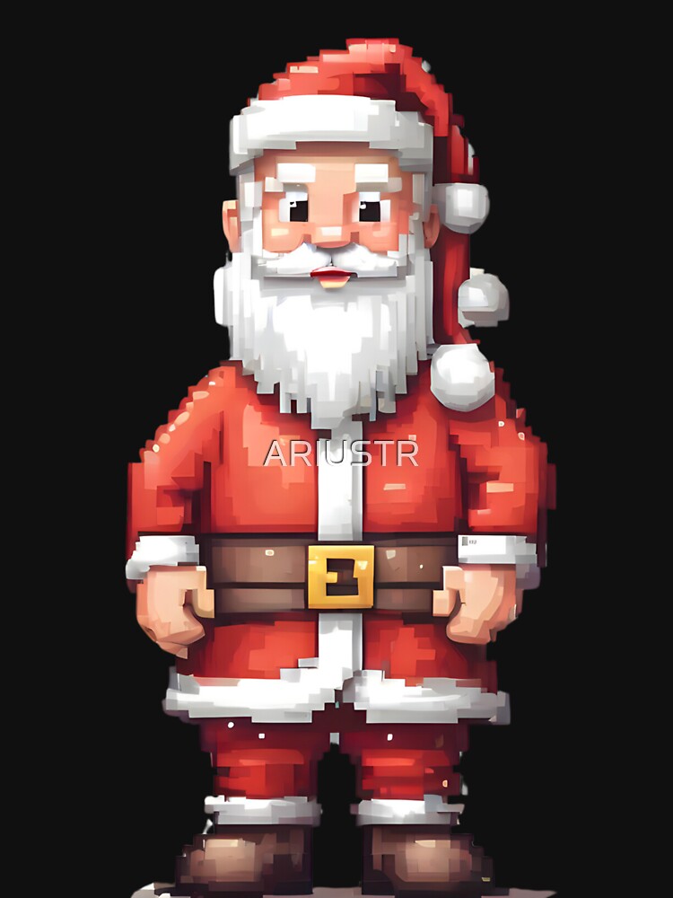 Pixel Art Christmas Santa by ARIUSTR