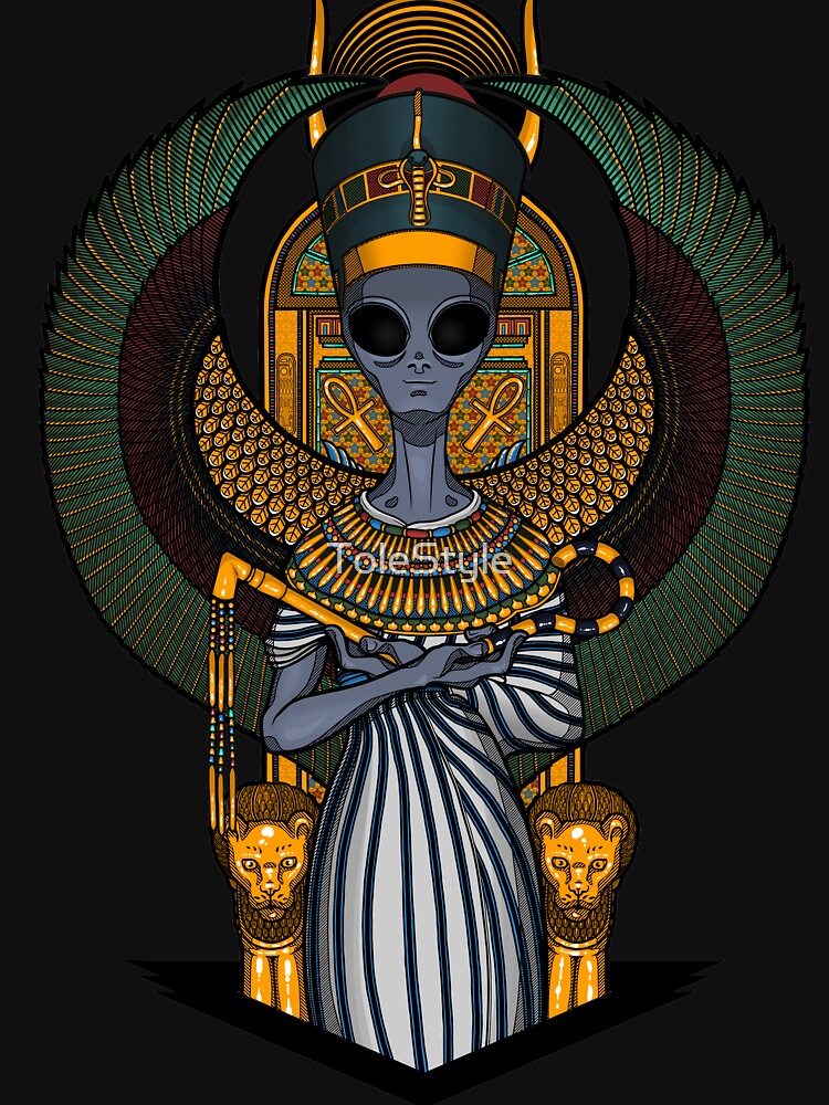 The alien Nefertiti - Color version by ToleStyle
