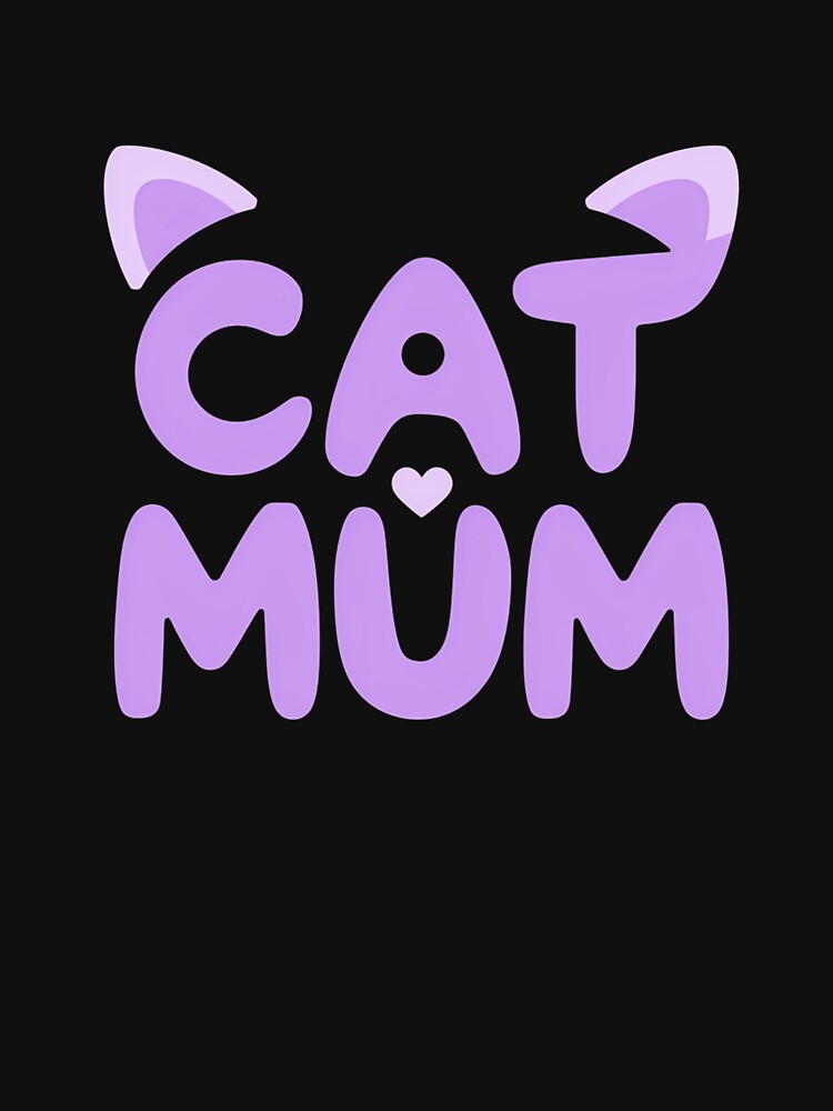 Cat Mum Shirt for Cat Lovers Mothers Day Gift cat mommy by SlocifieShop