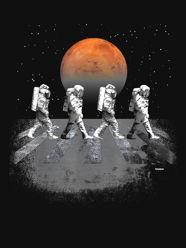 Astronauts in Walking in Space Occupy Mars Classic by LindaWatsons