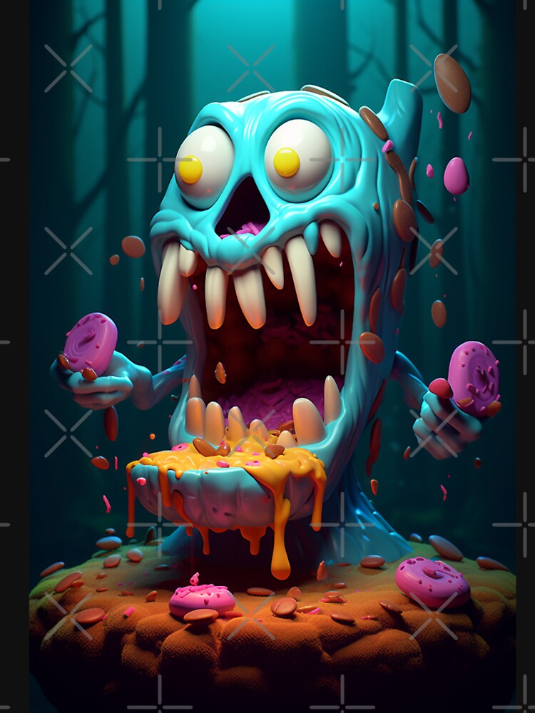 Dark Fantasy Art - Donuts and Cheese by Fantasy Masterpiece