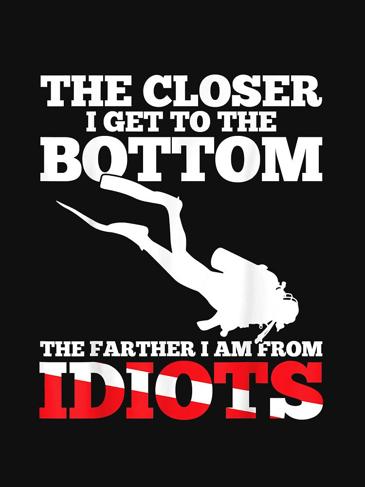 Funny Scuba Diving Flag Dive Quote Scuba Diver Gift by Liefke12441
