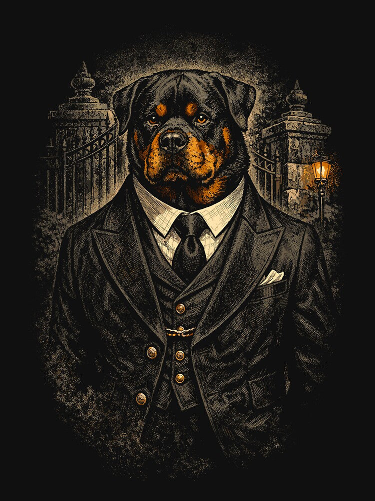 Rottweiler Mafia Portrait by DreamsellR