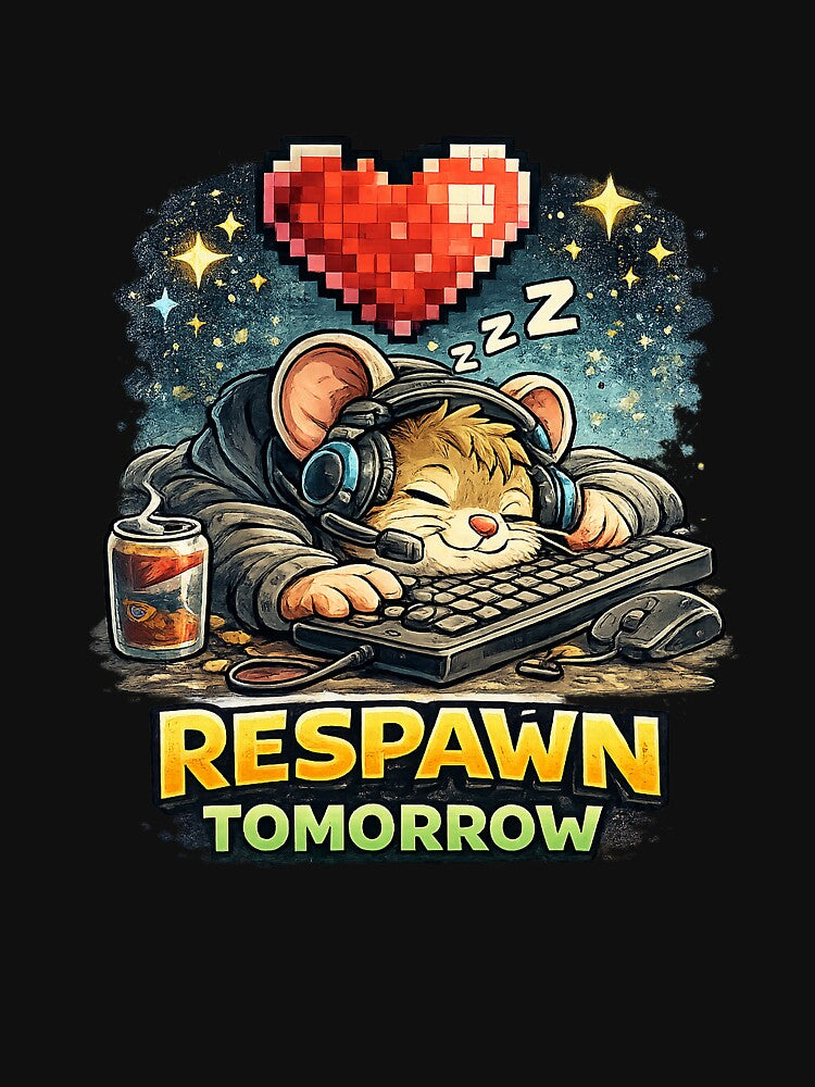 Gaming Mouse – Tiny gamer. Respawn tomorrow. by Natart1004