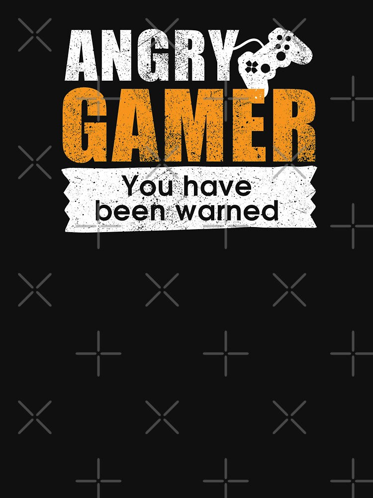 Fun angry gamer T-Shirt - ideal gift for video gamers sof all ages by GameOnGifts