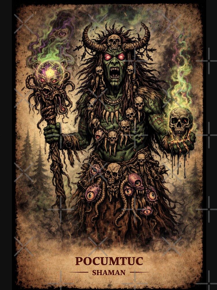 Pocumtuc Shaman – Dark Tribal Sorcerer by Beaurozier